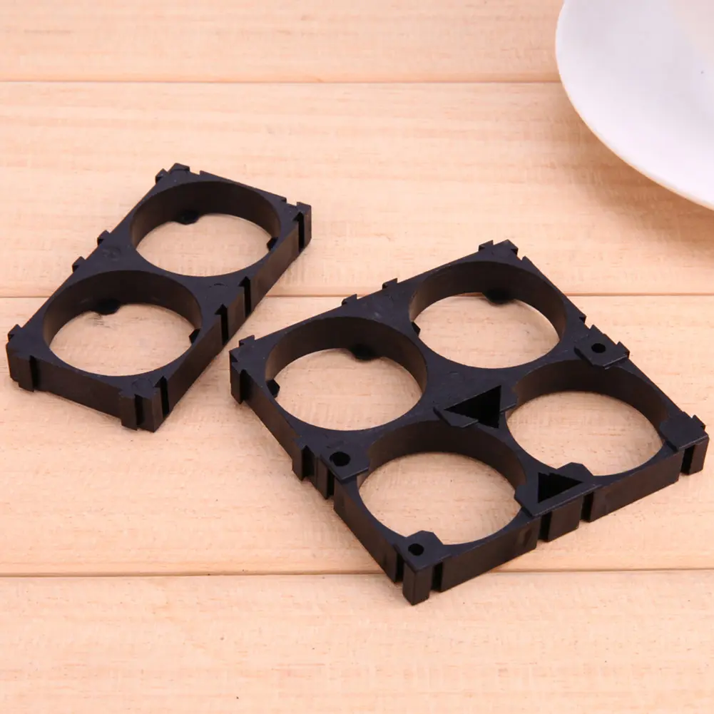 10pcs/lot Battery Holder Bracket Shockproof 2X Cell 32650 Plastic Brackets Safety Good Flexibility for 32650 Lithium Batteries