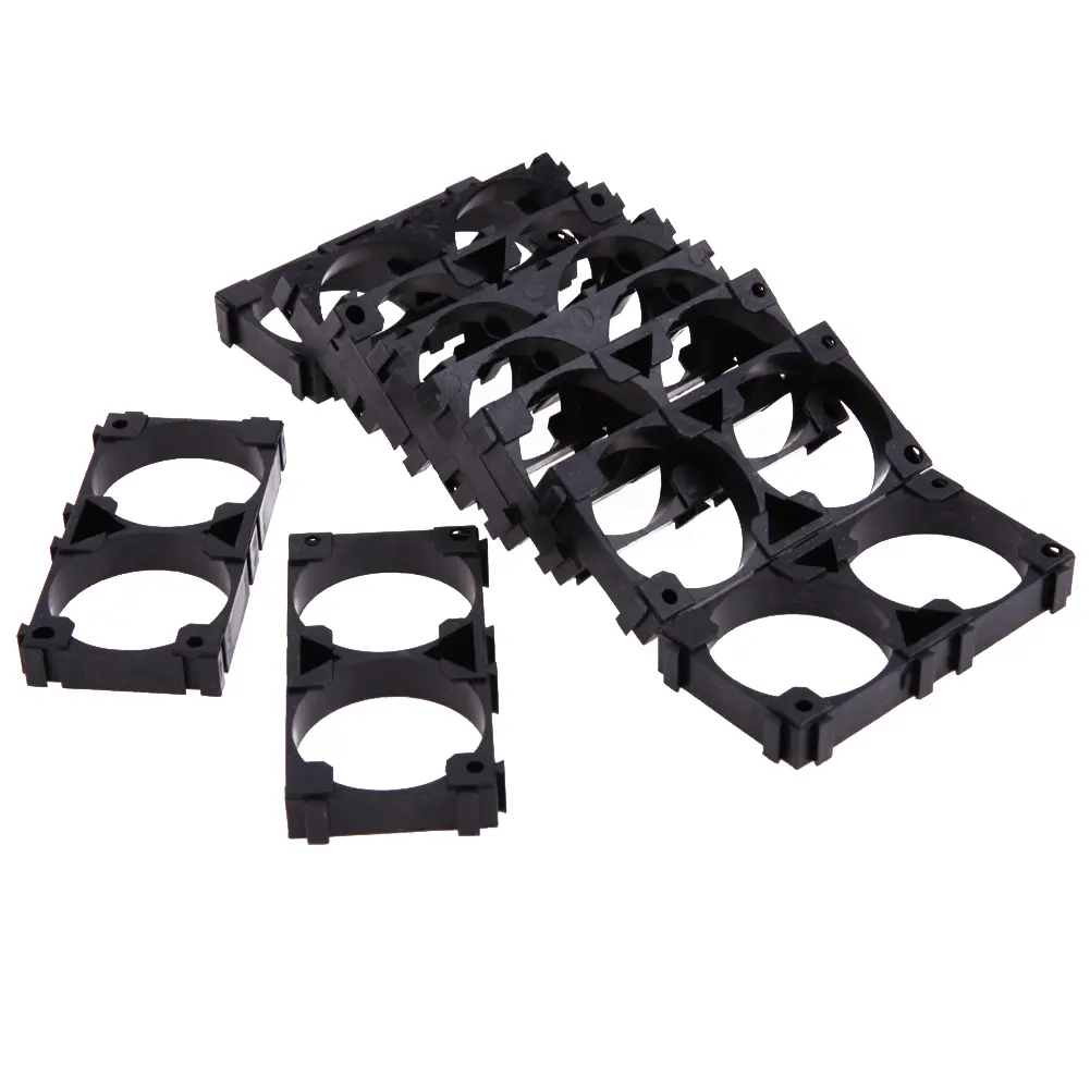 10pcs/lot Battery Holder Bracket Shockproof 2X Cell 32650 Plastic Brackets Safety Good Flexibility for 32650 Lithium Batteries