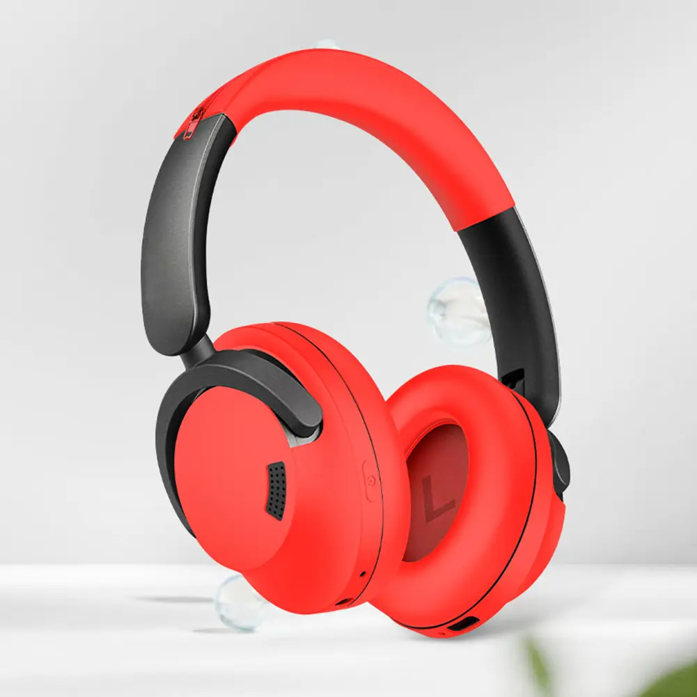 Silicone Case Cover Anti-Scratch Protective Sleeve Earpad Case Cover/Ear Cups Cover/Headband Cover for 1MORE SonoFlow Headphones