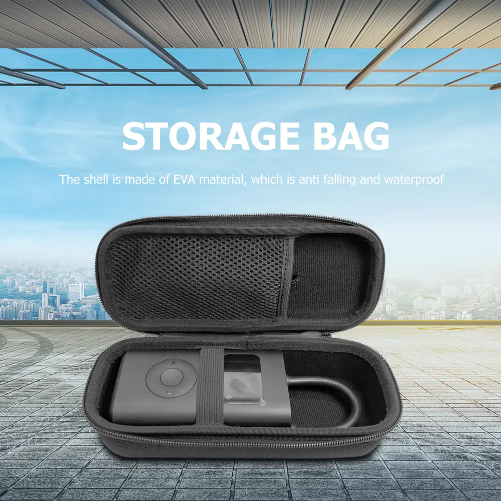 Electronic Air Pump Storage Bag Electric Inflator Accessories Tool Carrying Case
