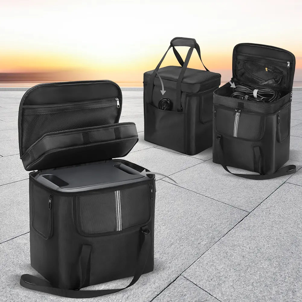 Carrying Case for BLUETTI Portable Power Station AC180 Travel Carrying Bag Waterproof Anti-drop with Shoulder Strap & Handle