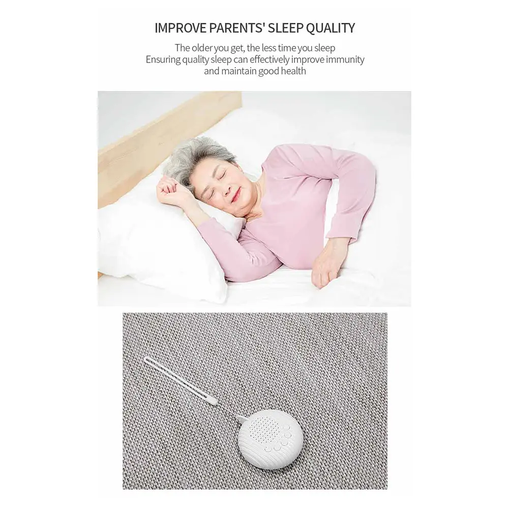 White Noise Sound Machine 10 Soothing Sounds White Noise Machine Rechargeable for Home Travel Sleeping Relaxation