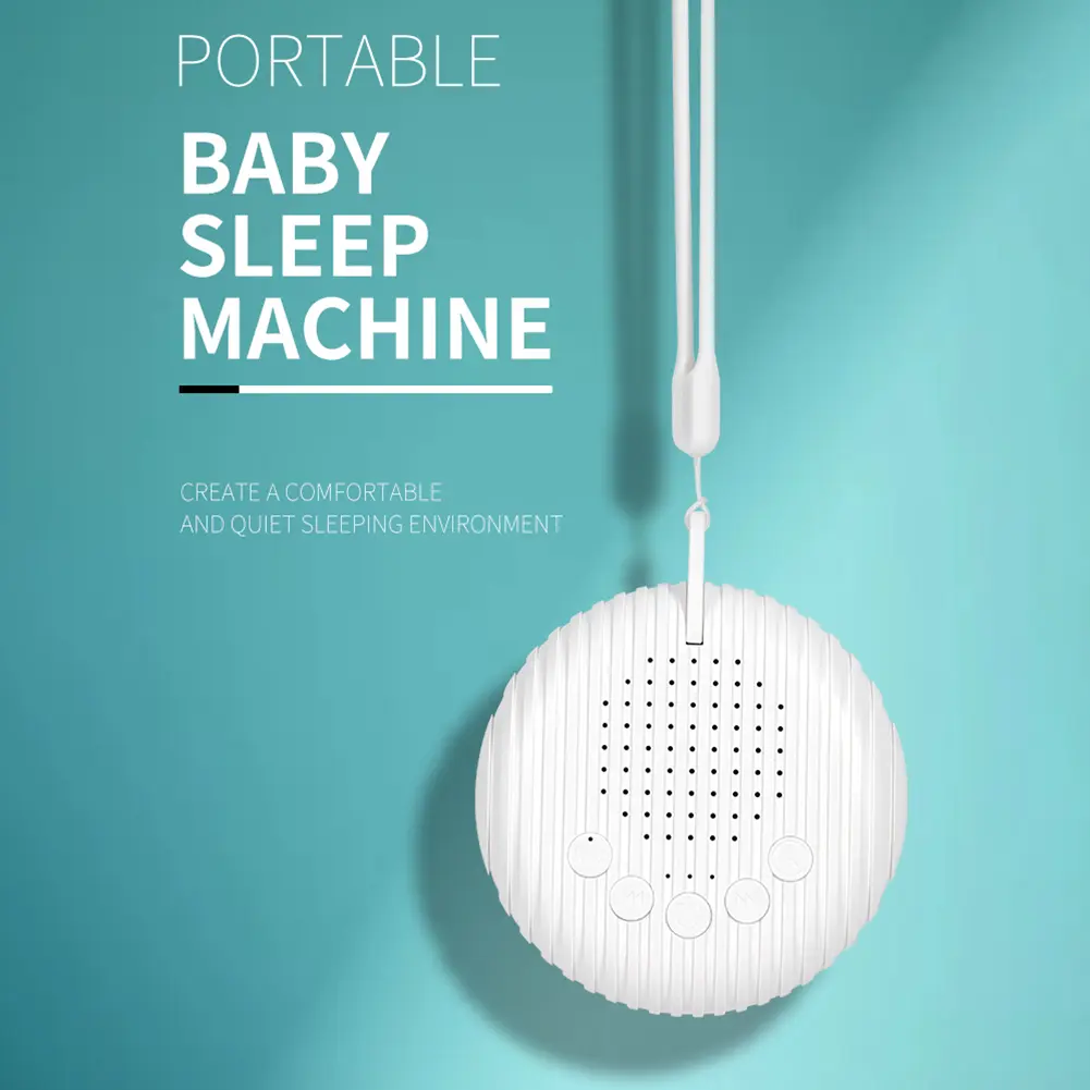 White Noise Sound Machine 10 Soothing Sounds White Noise Machine Rechargeable for Home Travel Sleeping Relaxation
