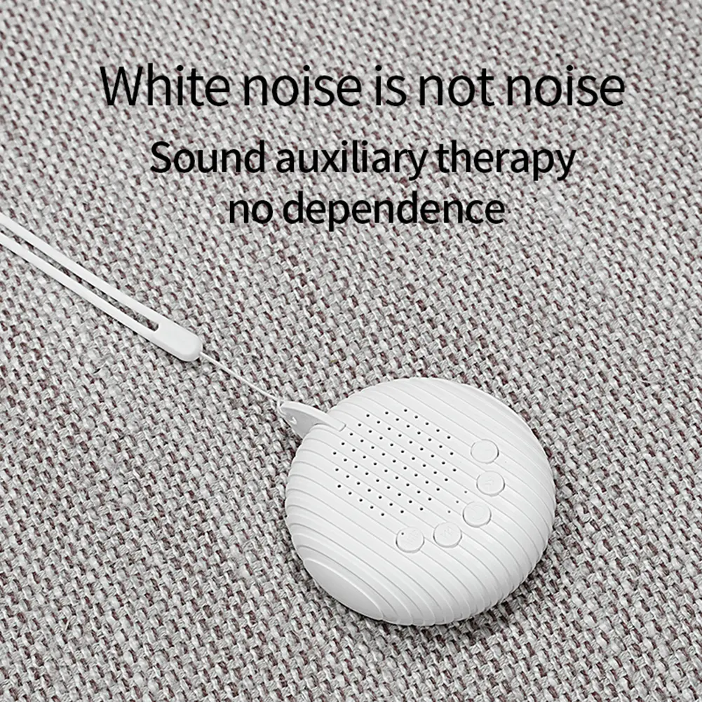 White Noise Sound Machine 10 Soothing Sounds White Noise Machine Rechargeable for Home Travel Sleeping Relaxation