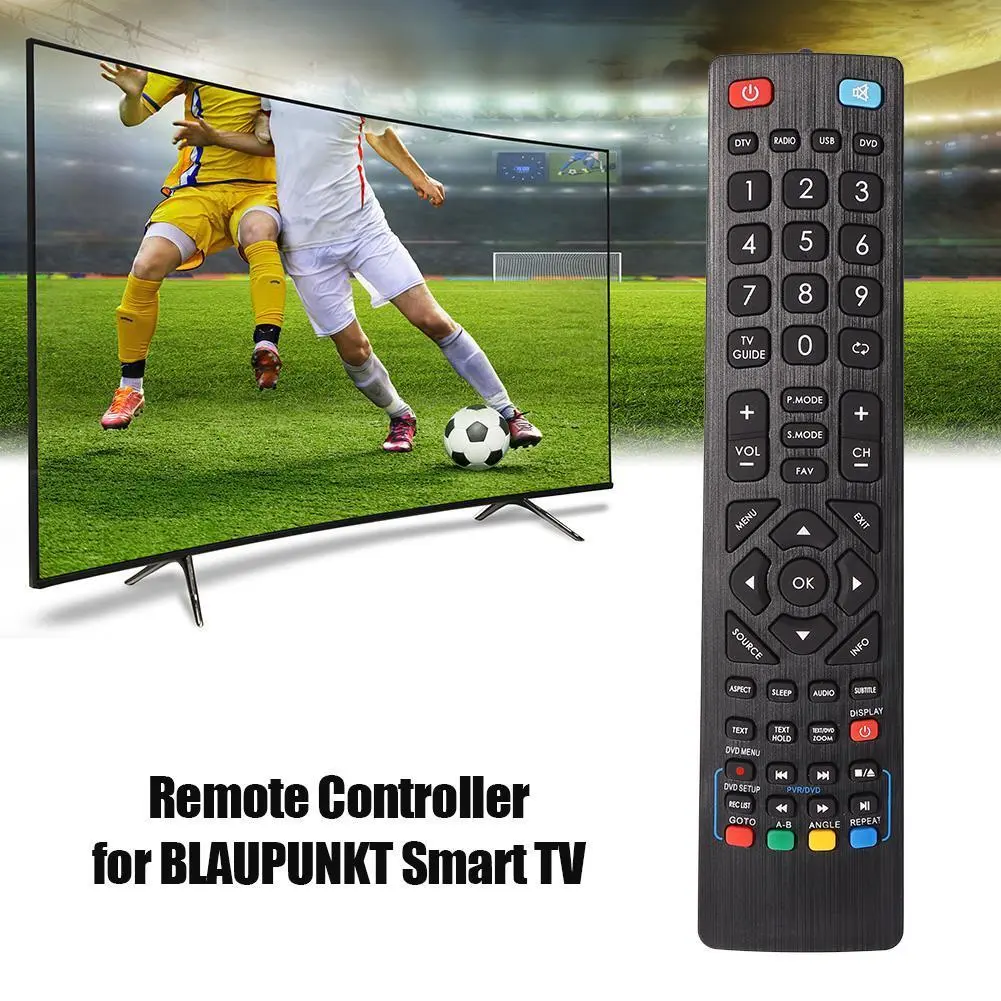 Smart TV Television Replacement  Remote Control for BLAUPUNKT 157I-GB-3B-HBCDUP 32/131J-GB-1B-3HCU-UK 42
