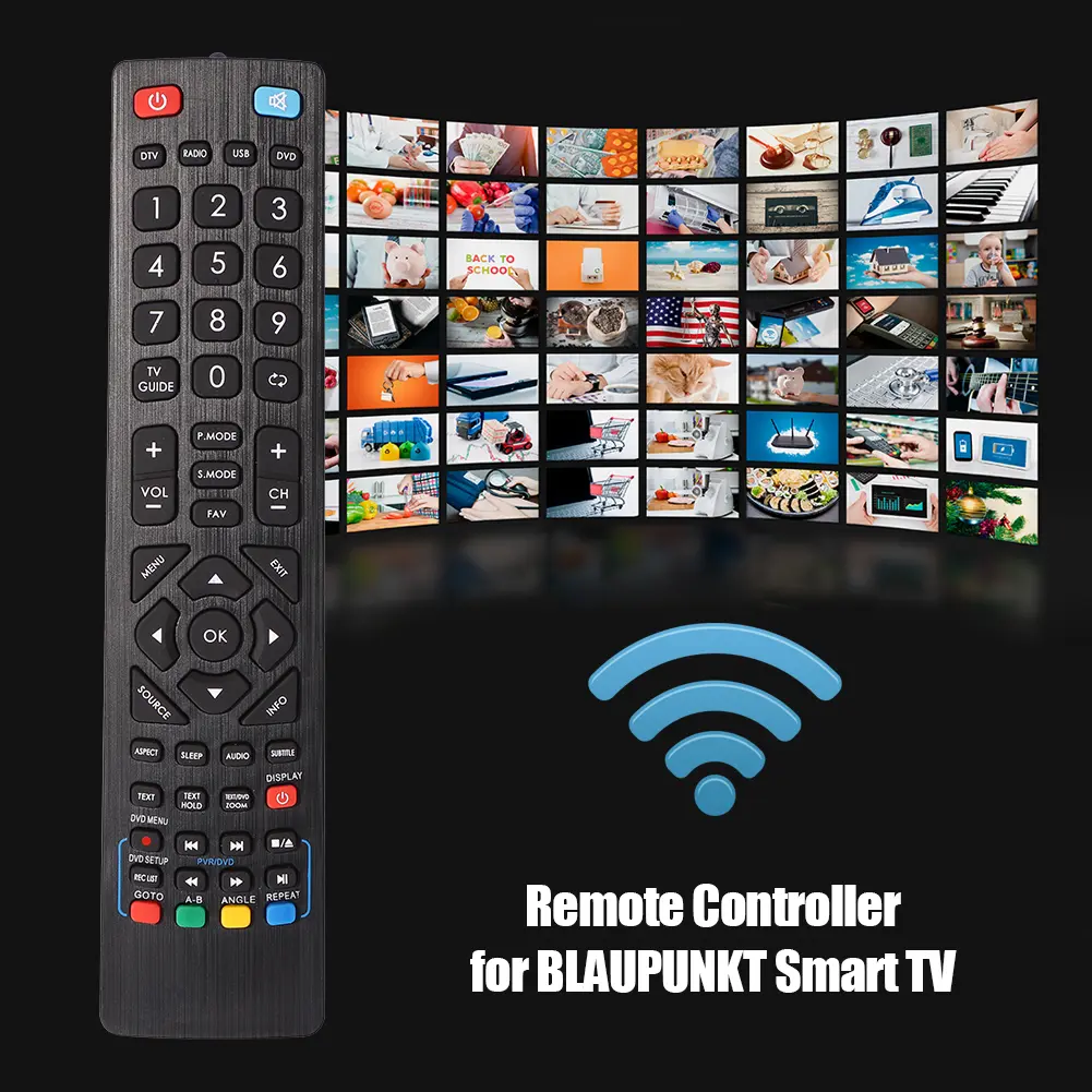 Smart TV Television Replacement  Remote Control for BLAUPUNKT 157I-GB-3B-HBCDUP 32/131J-GB-1B-3HCU-UK 42