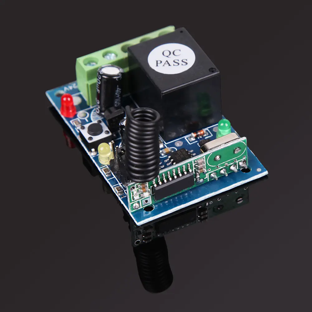 433MHz DC12V 1 Channel Learning Code Wireless Remote Control Relay Module Relay Board Remote Control Switchs