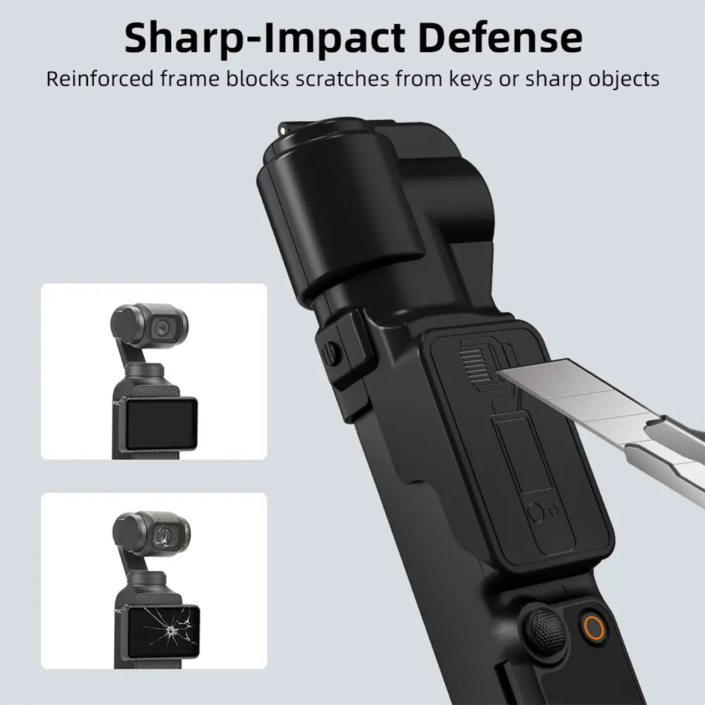 For DJI Pocket 3 Screen Lens Cap Wear Resist Hard Lens Cap Case Gimbal Screen Protective Sleeve Outdoor Travel Photography Tool