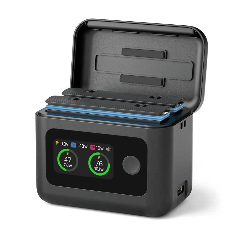 For Insta360 X5 Battery Charger Case Power Bank Portable Battery Charging Box Portable Battery Charger Action Camera Accessories