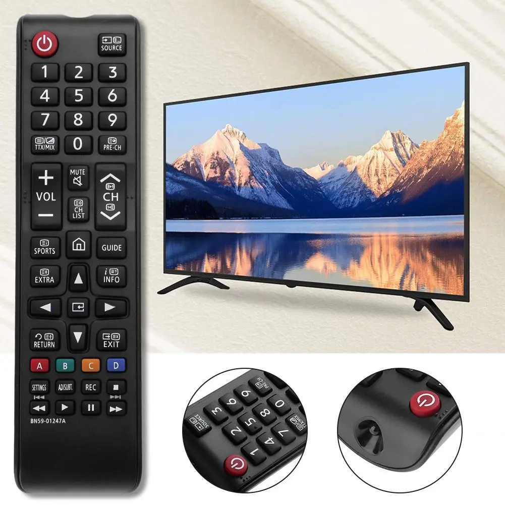 TV Controller Battery Powered BN59-01247A Universal Smart TV Controller Replacement Parts Accessories for Samsung UA78KS9500W