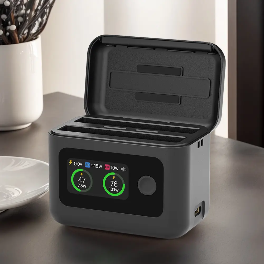 For Insta360 X5 Battery Charger Case Power Bank Portable Battery Charging Box Portable Battery Charger Action Camera Accessories