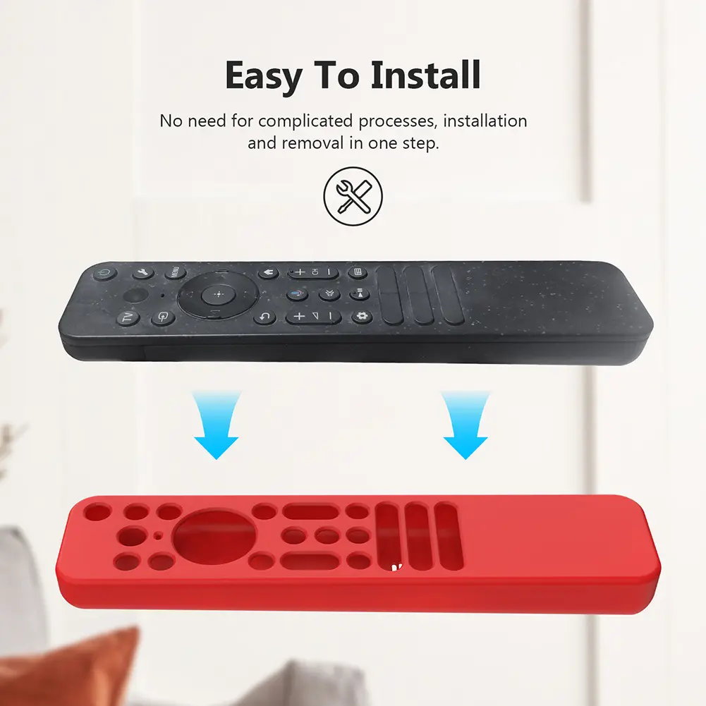 For SONY RMF-TX920U/TX910U Protective Cover with Lanyard Drop-Proof RC Cover Waterproof Television RC Shell Smart TV Accessories