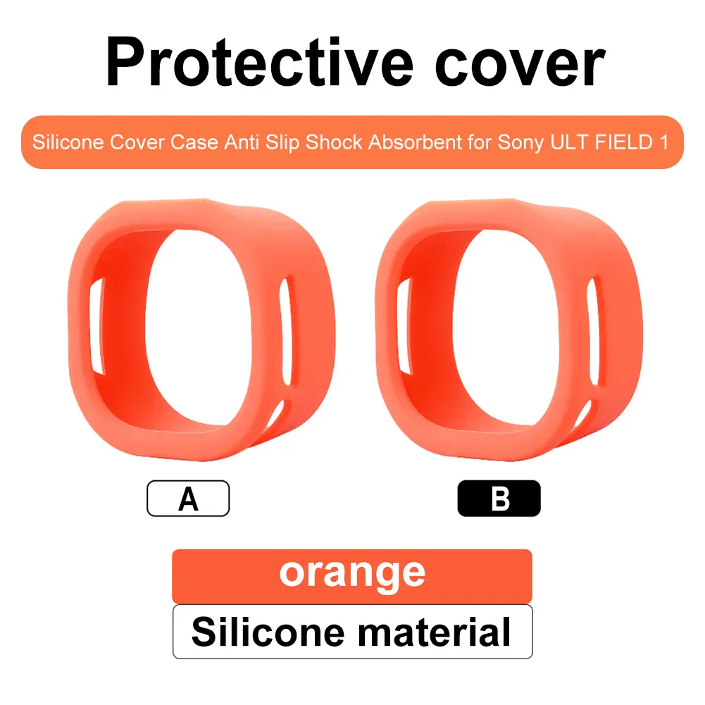 Soft Silicone Case Against Bumps Scratches Silicone Protector Anti Slip Speaker Protective Case for Sony ULT FIELD 1 Accessories