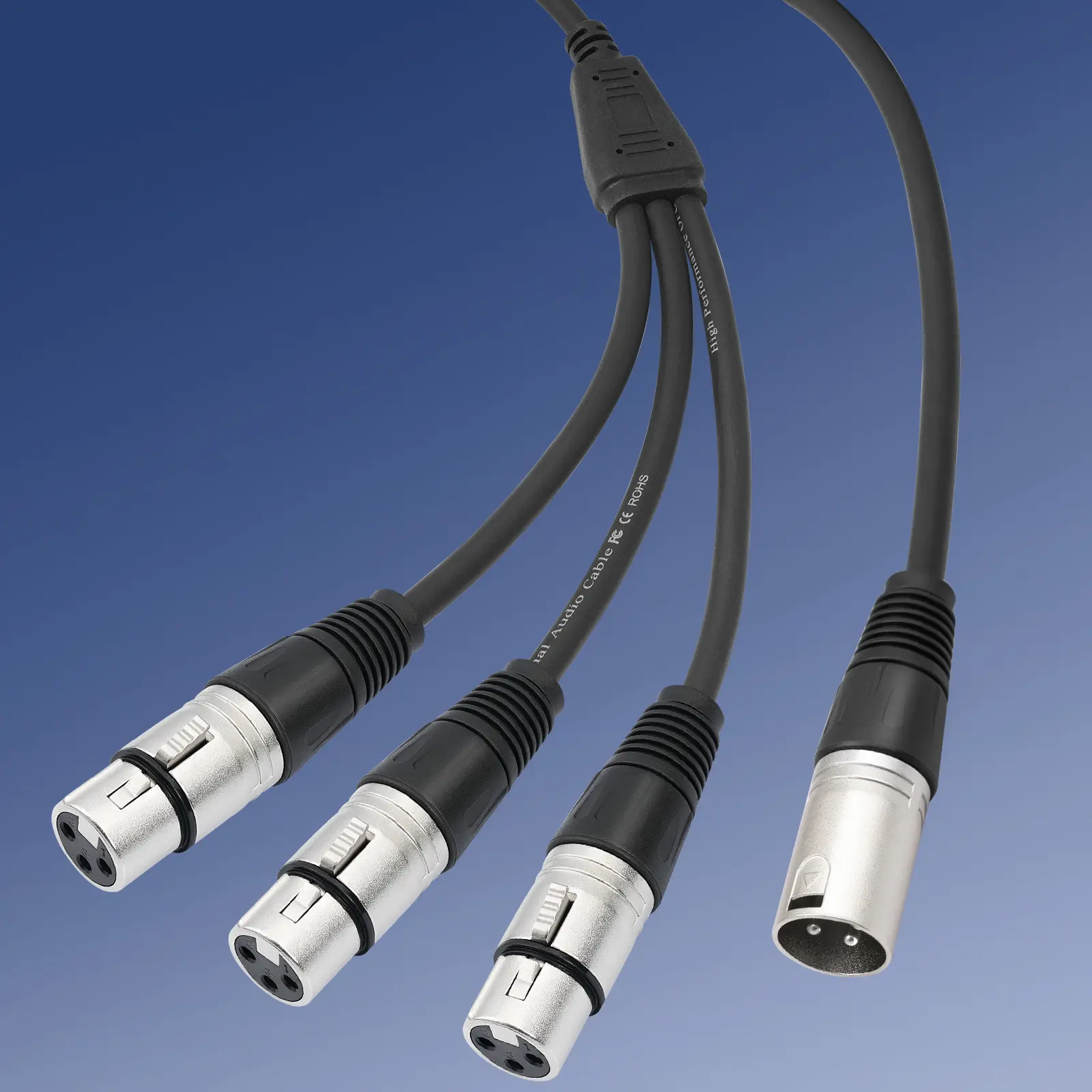 3Pin Audio Cable Adaptor Foil+Braided Shielded Microphone Cable Wear Resist Balanced XLR Mic Cord for Mixer Microphone Amplifier