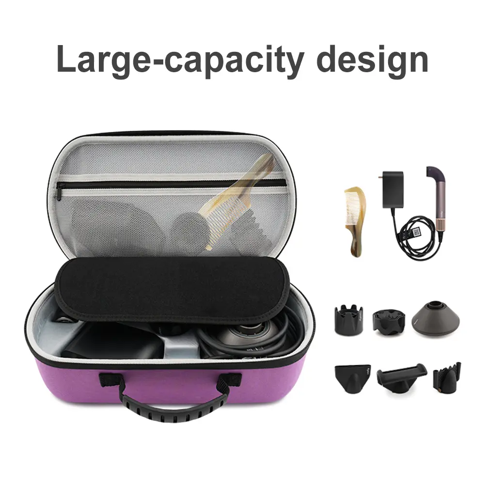 Travel Case Shockproof Storage Case Portable Hair Dryer Carrying Bag for Dyson Supersonic HD17/18 Accessories