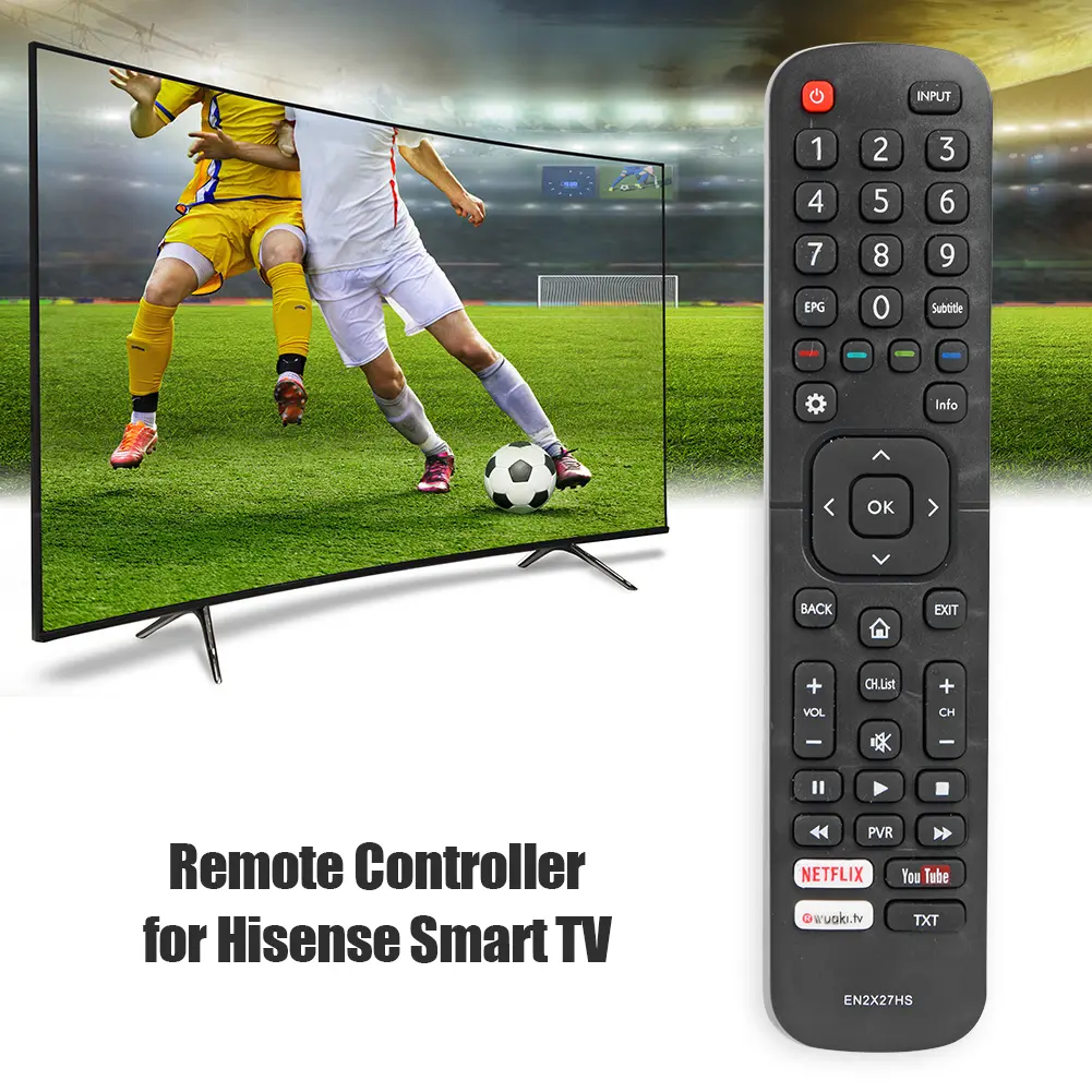 For Hisense 4K Television Wireless Switch Smart TV Replacement Remote Control