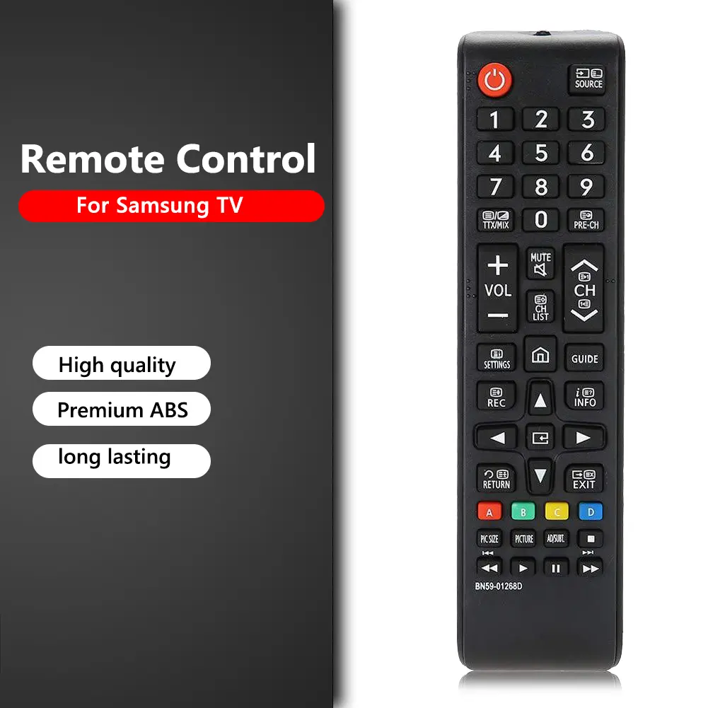 BN59-01268D TV Controller Comfortable Grips TV Wireless Controller Battery Powered Replacement Parts for Samsung TV UE40MU6103