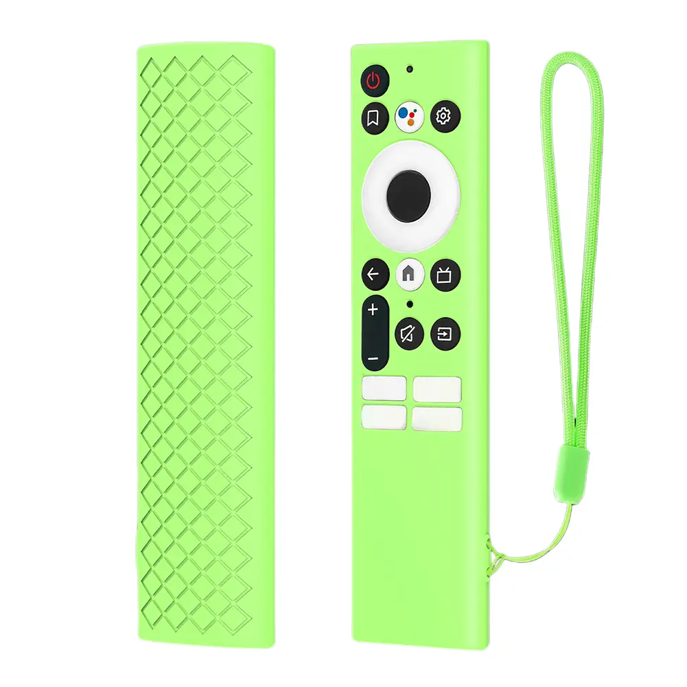 Silicone Remote Case Protective Cover Anti-Slip Remote Protective Case with Lanyard Remote Cover for Skyworth TC9012 55Q20