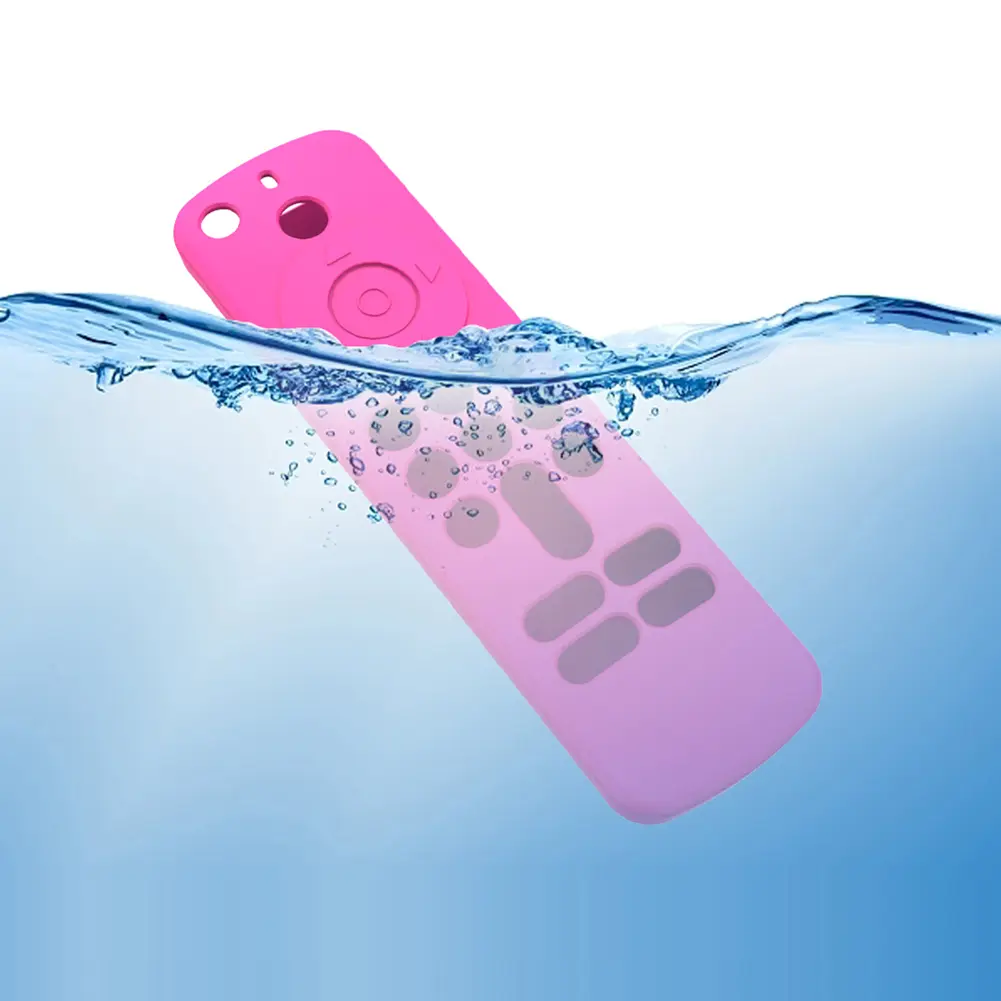 Silicone Remote Case with Lanyard Protective Cover Shockproof TV Remote Control Case Remote Protective Case for Fire TV Stick HD