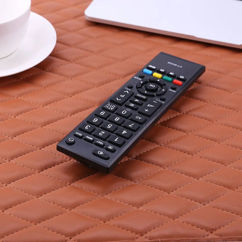 Plastic Television Remote Control Battery Powered TV Television Controller Replacement Accessories for Toshiba CT-90326 CT-90380
