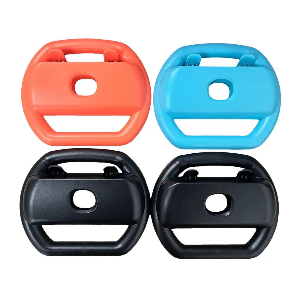 4Pcs Steering Wheels Gaming Racing Steering Wheel Controller Handle Holder for Switch 2 Joy-Con Controllers