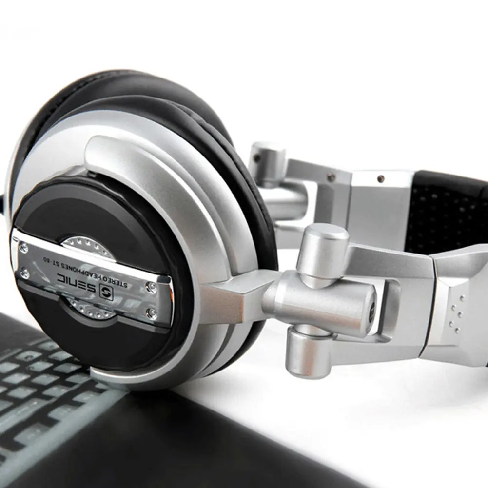 SENICC ST-80 3.5mm Jack HIFI Earphones Music Wired Headset Recording Headphone