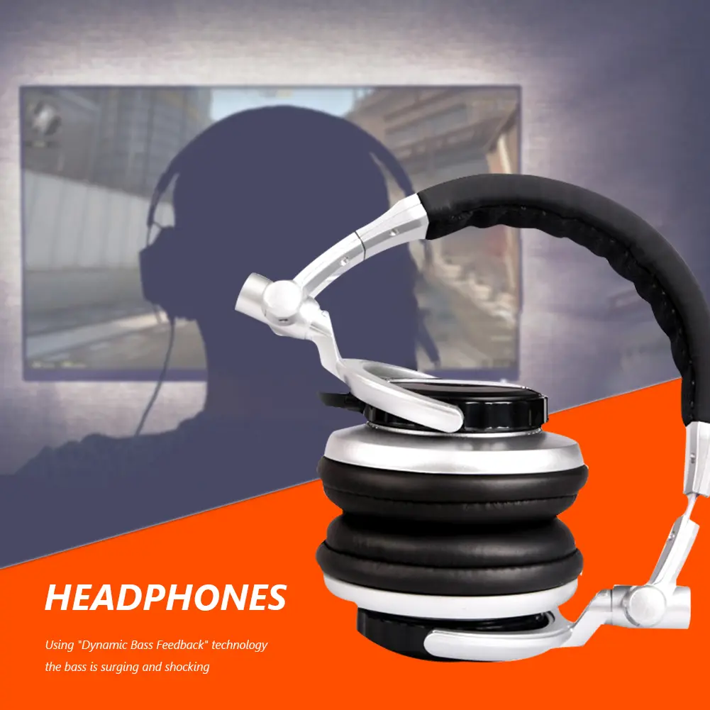 SENICC ST-80 3.5mm Jack HIFI Earphones Music Wired Headset Recording Headphone