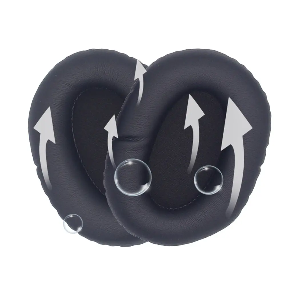 Headset Protective Cover Protein Leather Headphone Ear Cushion Noise Isolation Soft Earpads for Razer Opus X Headphone