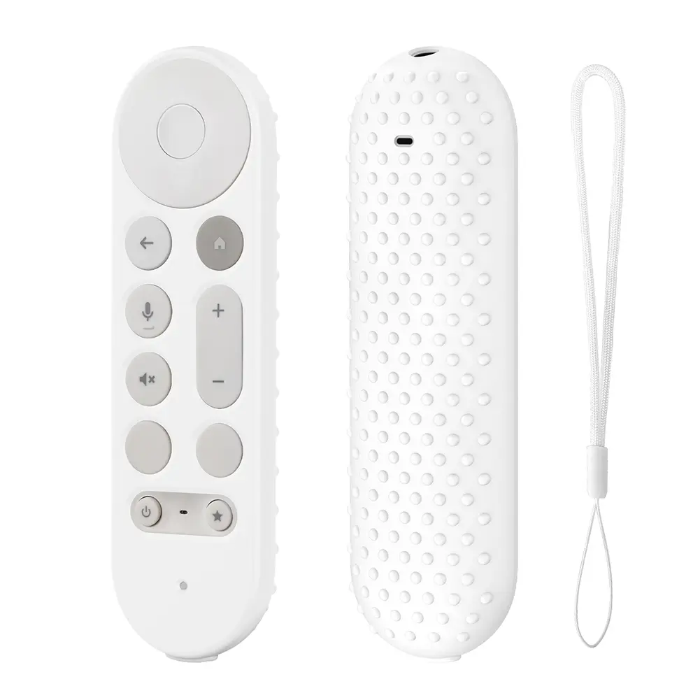 Silicone Remote Case Shockproof Protective Controller Sleeve Skin Remote Protective Case for Google TV Streamer 4K Voice Remote