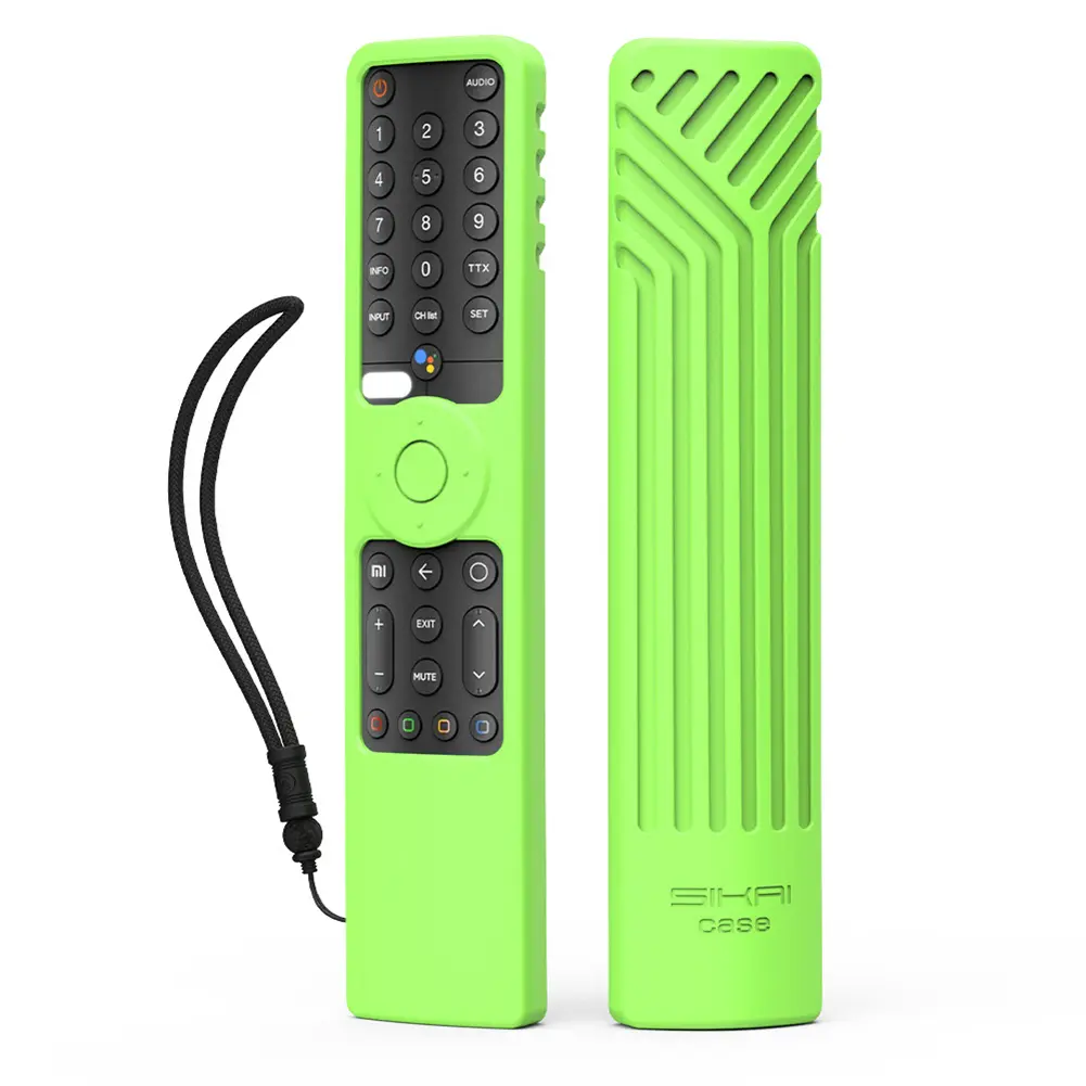 Waterproof Cover Case with Lanyard Silicone Protective Case Replacement Parts Remote Control Protective Case for XMRM-19 TV 2021