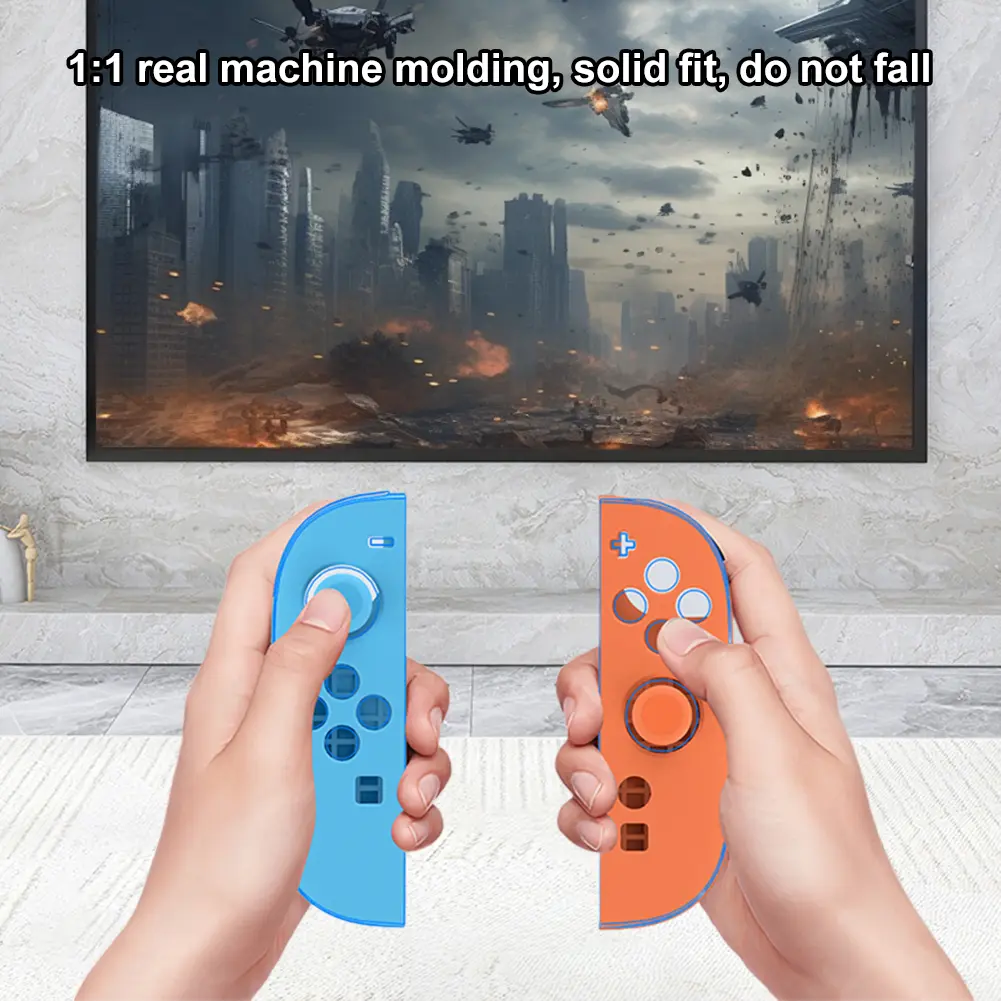 For Switch 2 Joy-con Silicone Handle Case Anti-Slip Shell Replacement Protective Cover Skin for Nintendo for Switch 2 Controller