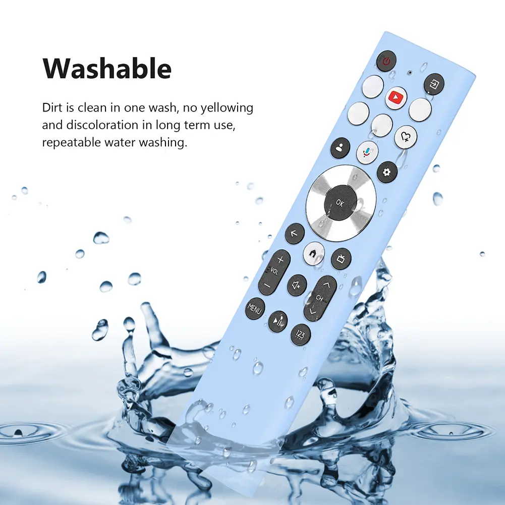 Silicone Case Protective Case Shockproof Silicone Sleeve Soft Protector for Hisense ERF6A80/ERF6G80H/ERF6F80H