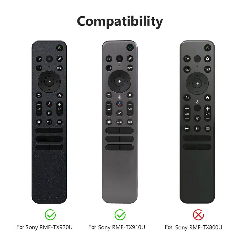 For SONY RMF-TX920U/TX910U Silicone Remote Control Case Anti-Scratch Protective Cover Drop-Proof RC Cover Smart TV Accessories