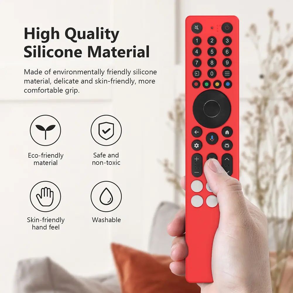 For TCL RC833A Remote Control Protect Case with Lanyard Drop-Proof RC Cover Anti-Scratch Television RC Shell TV Supplies Tool