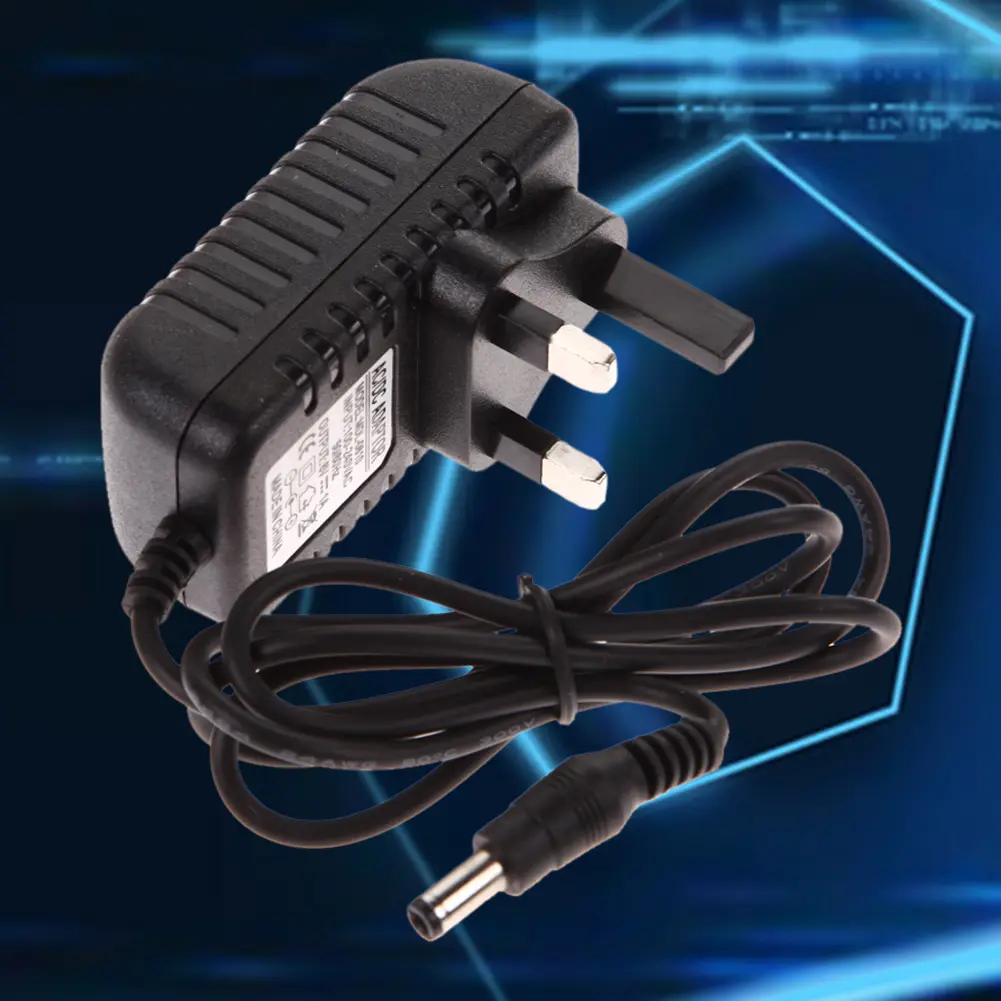 Supply Charger AC 100-240V Input with 5.5x2.5mm DC Output Jack Universal Adapter Converter Plug UK Plug Adapter