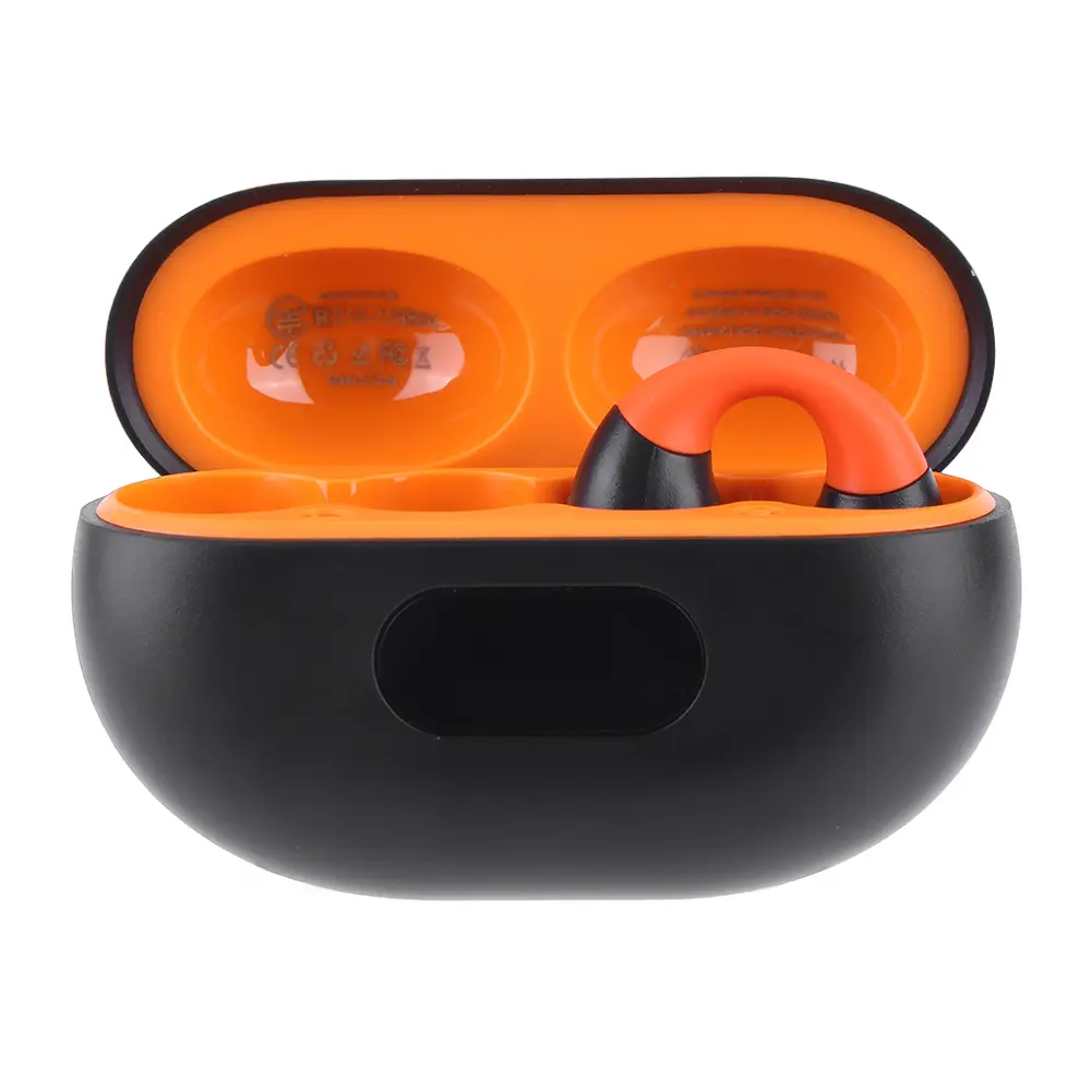 Bluetooth-Compatible Wireless Open-Ear Earbuds LED Digital Display Charging Case Running Headphones 144 Languages for Fitness