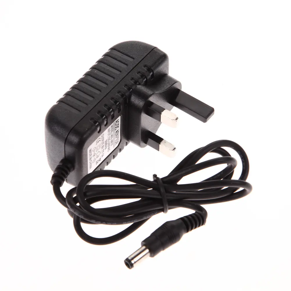 Supply Charger AC 100-240V Input with 5.5x2.5mm DC Output Jack Universal Adapter Converter Plug UK Plug Adapter