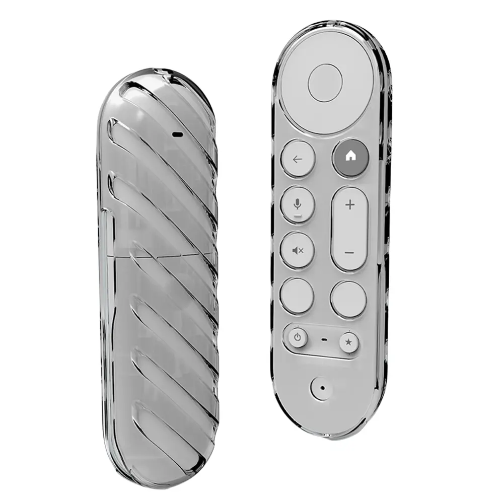 TPU Remote Case Protective Cover Anti-Slip TV Remote Control Case Shockproof Remote Cover for Google TV Streamer 4K Remote Cover