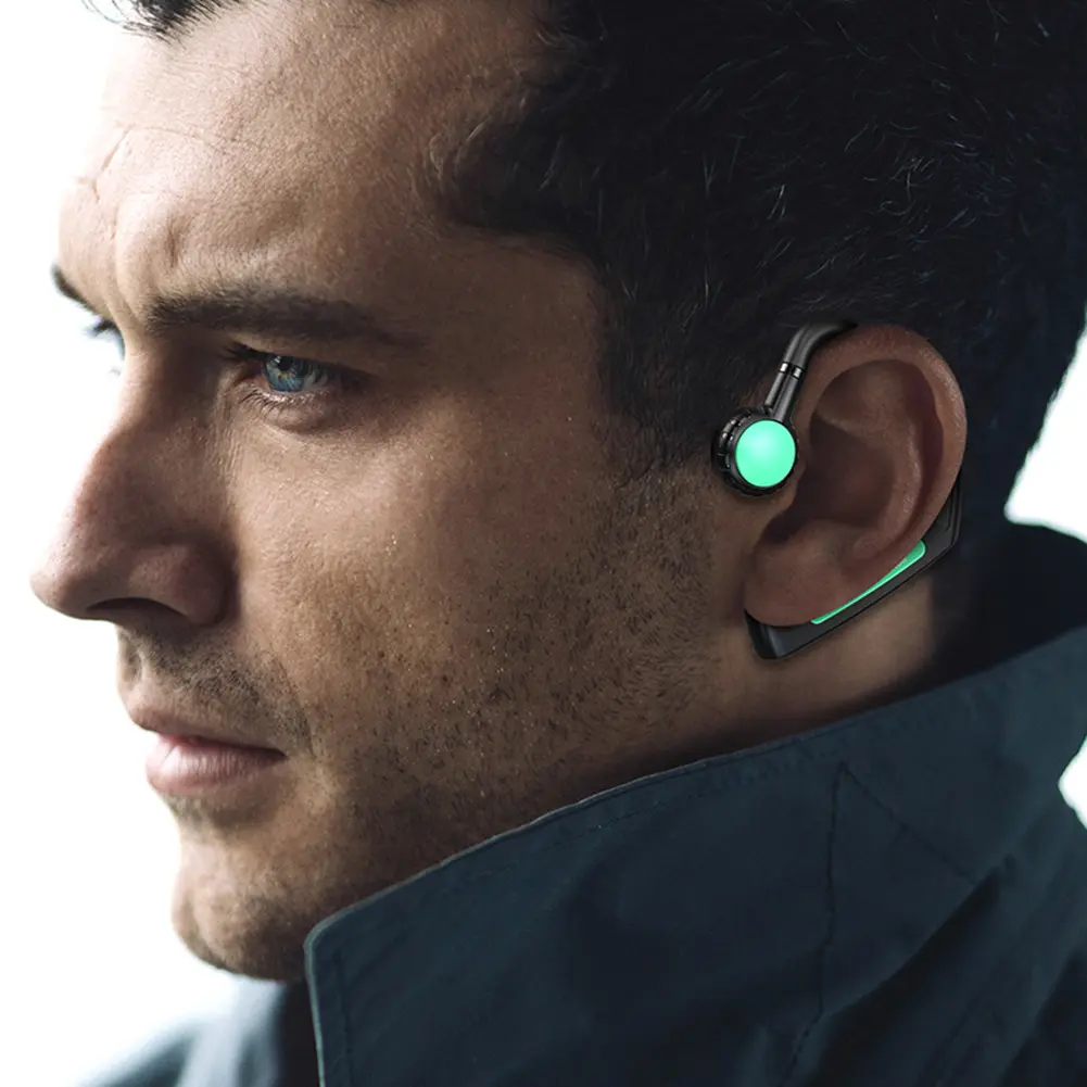 Portable Bluetooth-compatible Earphone for Business Sports Cycling Fitness Bone Conduction Bluetooth-compatible Headset
