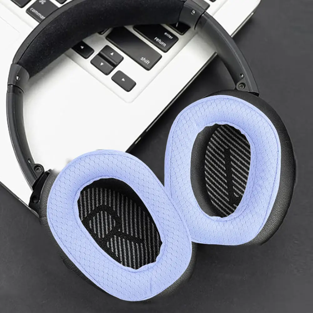 Soft Earmuff Sleeve Memory Foam Sponge Ear Pads Breathable Replacement Ear Pads for Logitech G435 Wireless Gaming Headset