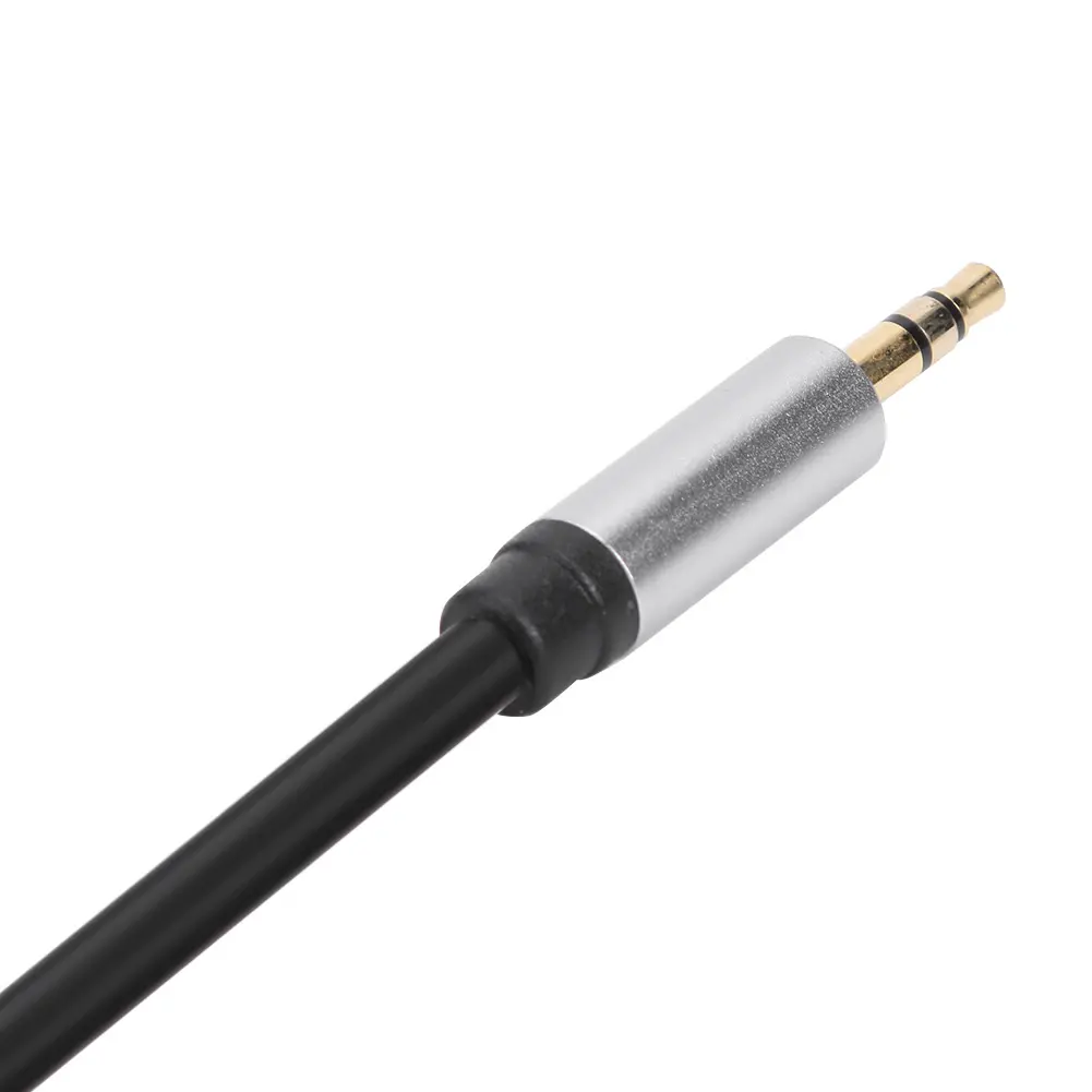 1.8m 3.5mm TRS To 6.35mm TS Adapter Audio Stereo Cable 3.5mm TRS To Dual 6.35mm TS Mono Audio Cord for Mixer Amplifier Speaker