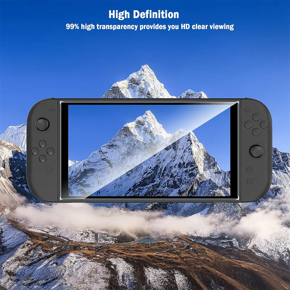 1/2PCS Tempered Glass Screen Protector Films for Nintendo for Switch 2 Game Console Anti-Scratch 9H Screen Tempered Film