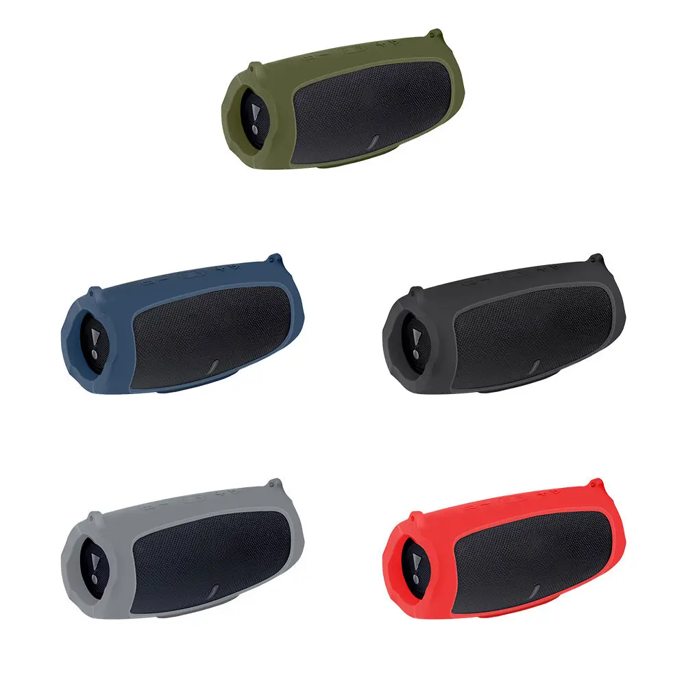 Silicone Case with Strap for JBL Charge 5 Portable Wireless Bluetooth Speaker