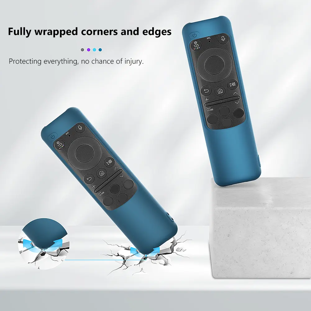 Protective Cover BN59-01432A Remote Control Cover Protector Silicone Anti-Slip Accessories for Samsung 8K Neo QLED HDR Smart TV