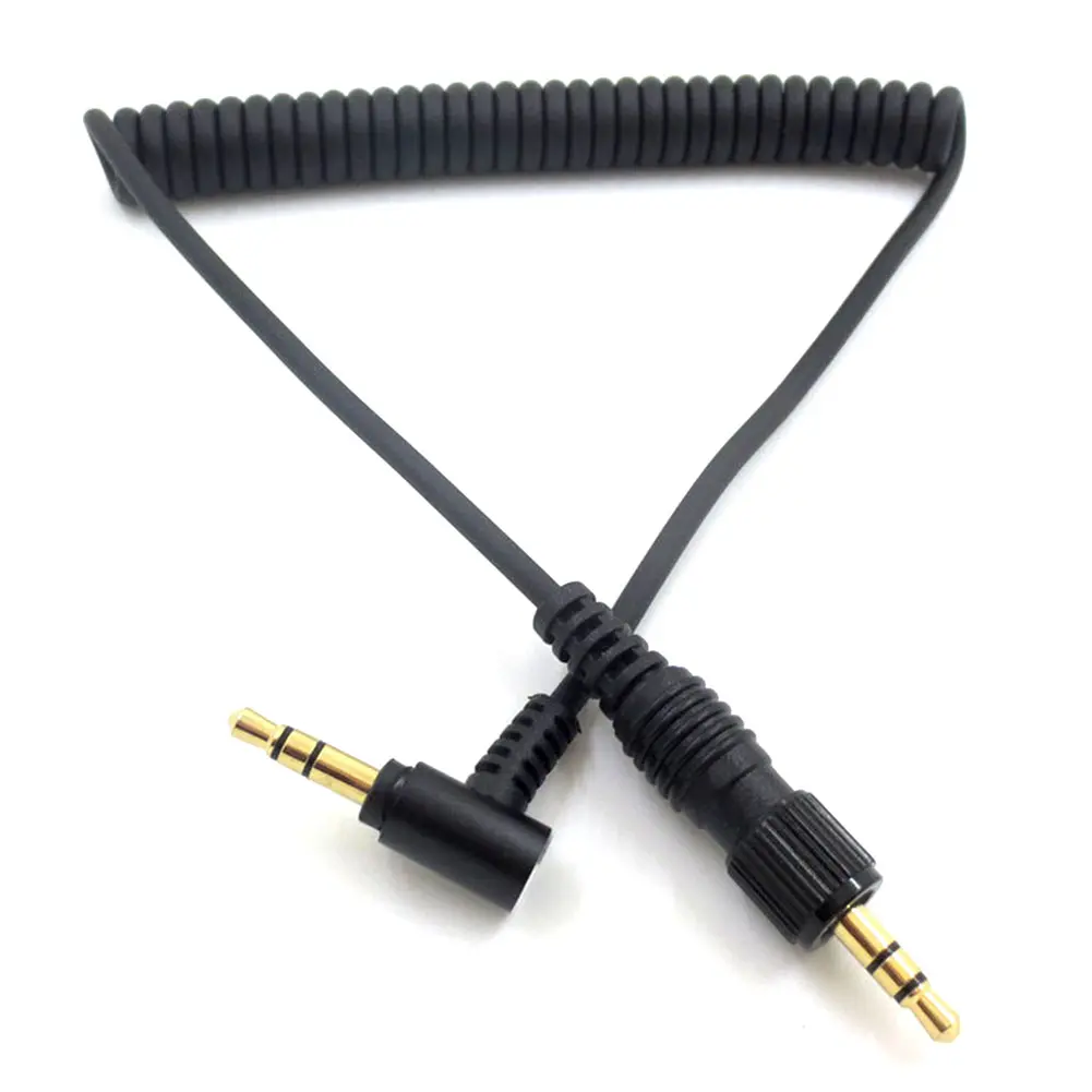 3.5mm Audio Cable Cord Stereo Audio Plug for Sony UWP D11 V1 Mic Sound Recording 90 Degree Bend Cable