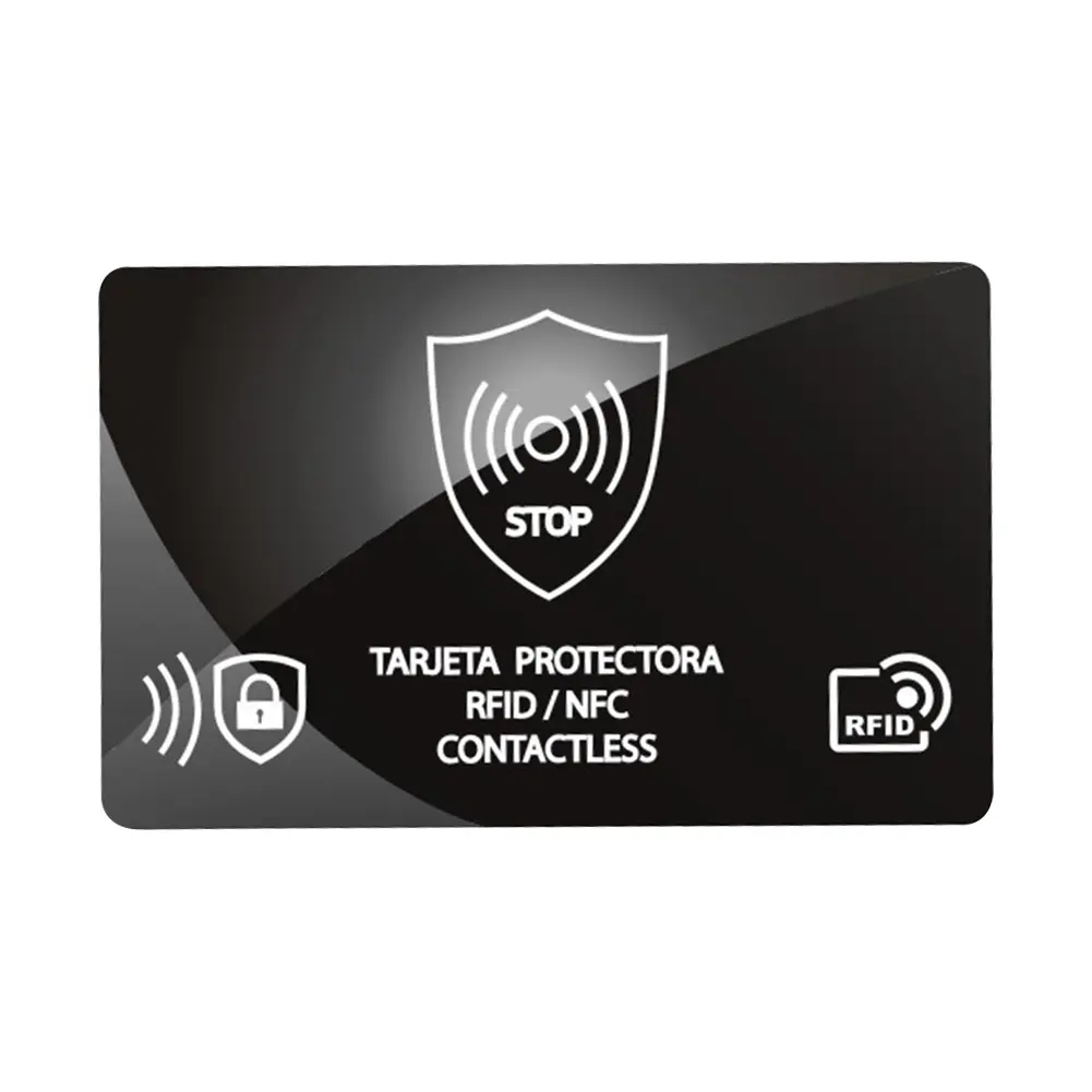 5Pcs RFID Blocking Card Ultra Thin NFC Debit Credit Card Passport Protector RFID Card Blocker for Passport Case Purse
