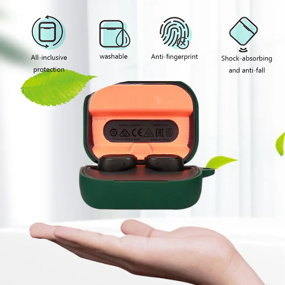 Silicone Cover for Skullcandy Grind Fuel Charging Compartment Case with Hook