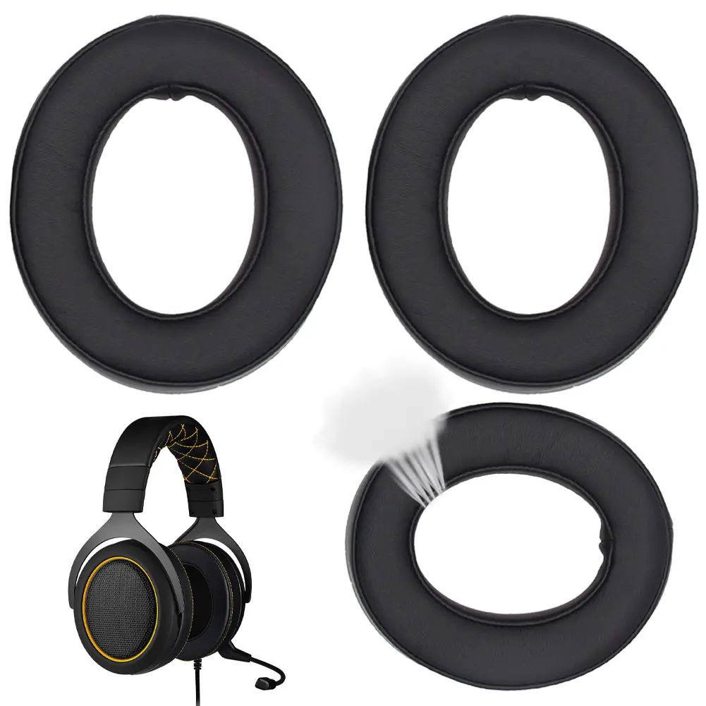Ear Pads Foam Cushion Covers Cooling Gel Replacement Ear Pads Cushions L+R Ear Pads Cushion Cover for Corsair HS50/HS60/HS70 Pro