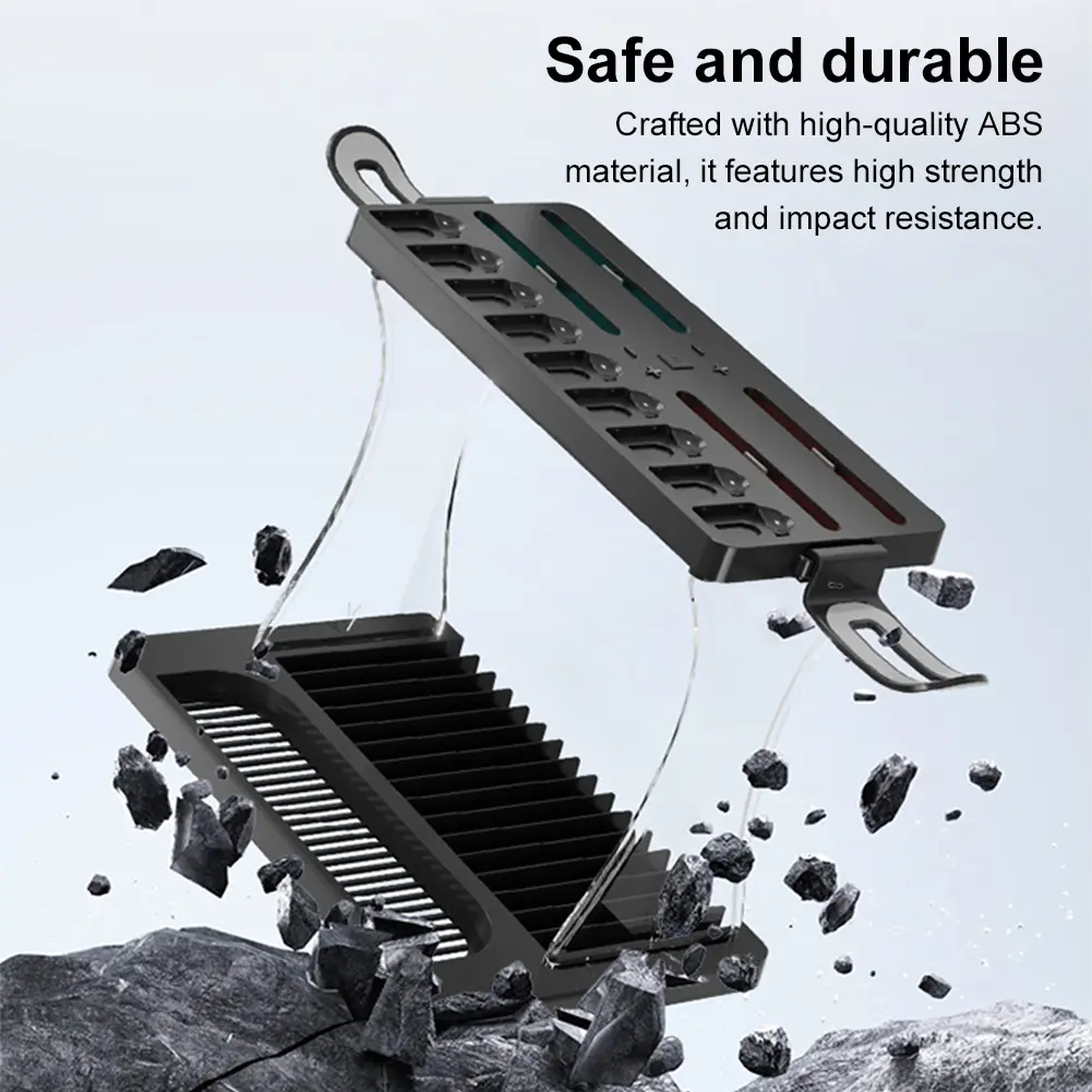 Storage Stand Multifunctional Organizer Rack Charging Stand Storage Station for Switch 2 Game Disk Rack Controller Organizer