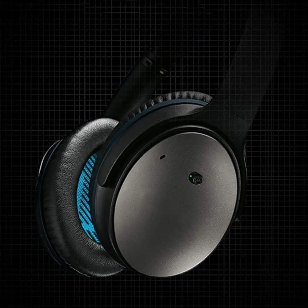 2pcs Headphone Earpads Replacement PU Leather Ear Pads Pillow Accessories Parts Portable for Bose QuietComfort 15/25/35/Ae2/Ae2i